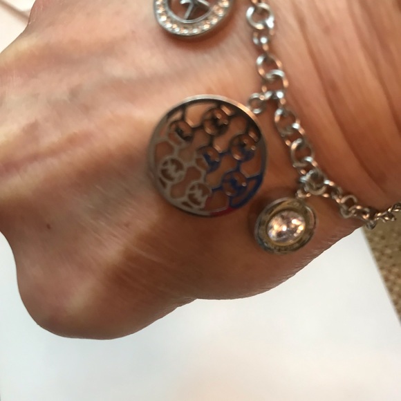 Michael Kors cubic zirconia adjustable charms bracelet - Picture 5 of 6